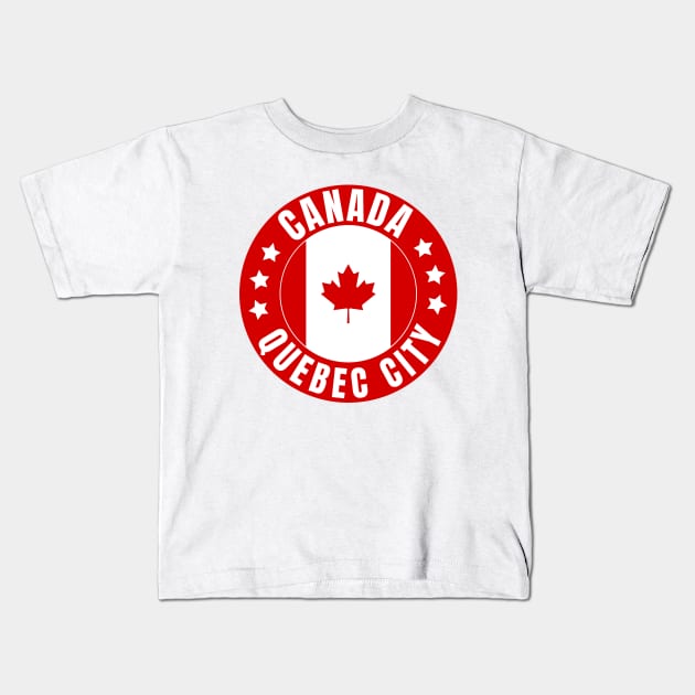 Quebec Kids T-Shirt by footballomatic